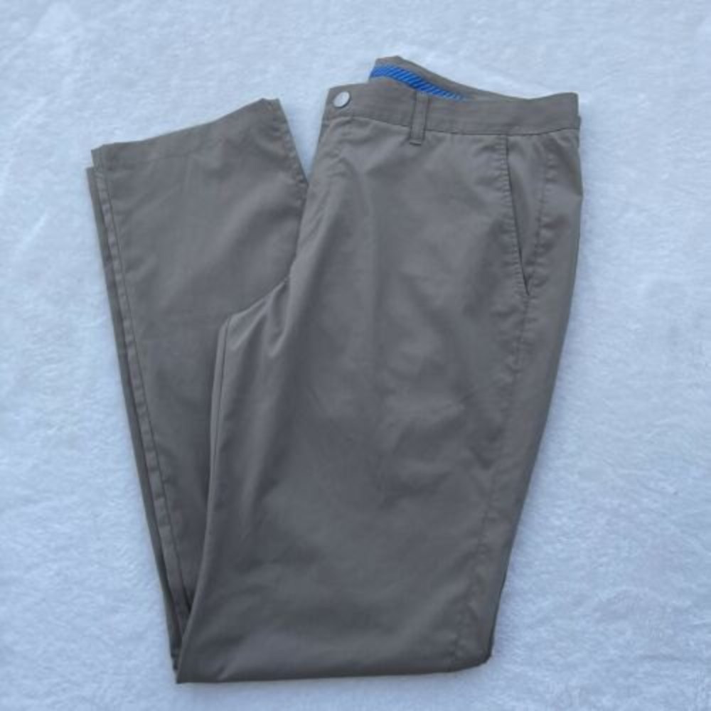 Bonobos golf Beige/Khaki Mens performance slim fit pants 36 X 34 EUC